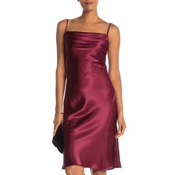 Bebe Dresses Bebe Burgundy Cowl Front Satin Slip Dress Small Poshmark Bebe Dresses Bebe Burgundy Cowl Front Satin Slip Dress Small Poshmark